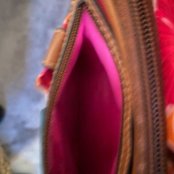 Lily Bloom ECO Friendly Floral Print Messenger Crossbody bag - Picture 6 of 8